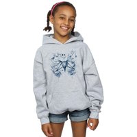 Disney Girl's Nightmare Before Christmas Paint Spray Carers Hoodie in Grey | Size: 7-8 Years