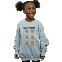 Marvel Girl's Guardians Of The Galaxy Groot Today´s Mood Sweatshirt in Grey | Size: 9 Years