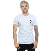 Mickey Mouse Kickin Retro Chest T Shirt