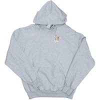 Gremlins Girl's Gizmo Pocket Hoodie in Grey | Size: 12-13 Years