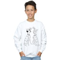 Disney Boy's 101 Dalmatians Family Sweatshirt in White | Size: 9 Years