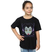 Girl's Maleficent Cropped Head Cotton T-Shirt in | Size: 12-13 Years