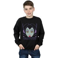 Boy's Maleficent Cropped Head Sweatshirt in | Size: 9 Years