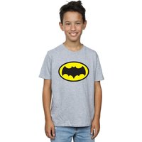 DC Comics Boy's Batman TV Series Logo T-Shirt in Grey | Size: 9 Years
