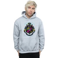 Neon Hogwarts Crest Hoodie