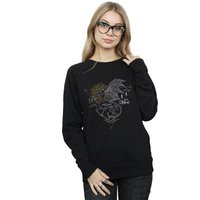Harry Potter Women's Thestral Line Art Sweatshirt in Black | Size: 2XL