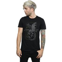 Dragon Line Art T Shirt