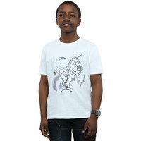 Unicorn Line Art T Shirt