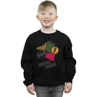 Justice League Spray Logos Sweatshirt Years