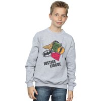 Justice League Spray Logos Sweatshirt