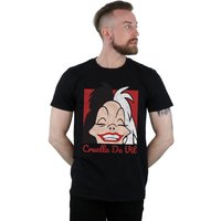 Cruella De Vil Cropped Head T Shirt