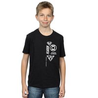 Boy's Justice League Chest Icons T-Shirt in | Size: 12-13 Years
