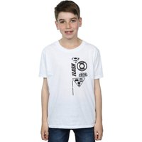 Justice League Chest Icons T Shirt