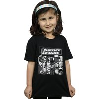 Girl's Justice League Stripes Cotton T-Shirt in | Size: 12-13 Years
