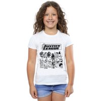 Justice League Stripes Cotton T Shirt