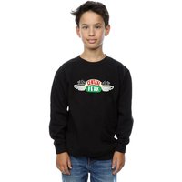 Friends Boy's Central Perk Sweatshirt in Black | Size: 5-6 Years
