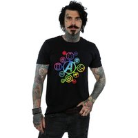 Avengers Infinity War Rainbow Icons T Shirt