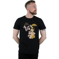 Mary Poppins Floral Silhouette T Shirt
