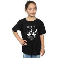 Girl's Crush Mondays Mickey & Minnie Mouse Cotton T-Shirt in | Size: 12-13 Years