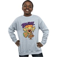 Scooby Doo Boy's Pizza Ghost Sweatshirt in Grey | Size: 9 Years