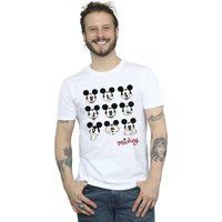 Mickey Mouse Many Faces T Shirt