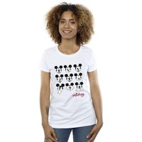 Mickey Mouse Many Faces Cotton T Shirt
