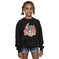 Girl's Lilo & Stitch Ohana Pineapple Sweatshirt in | Size: 9 Years
