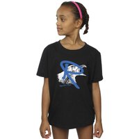 Harry Potter Girl's Ravenclaw Pop Spray Cotton T-Shirt in Black | Size: 3-4 Years