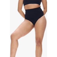 Heist Women's The Contour Seamless High Waist Shaping Thong in Black | Size: 12-14