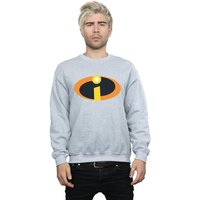 Disney Men's The Incredibles Costume Logo Sweatshirt in Grey | Size: 2XL