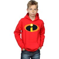 Disney Boy's The Incredibles Costume Logo Hoodie in Red | Size: 7-8 Years