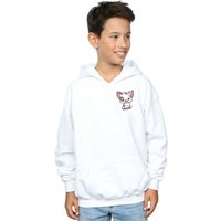 Disney Boy's Moana Pua The Pig Breast Print Hoodie in White | Size: 12-13 Years