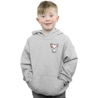 Disney Boy's Moana Pua The Pig Breast Print Hoodie in Grey | Size: 12-13 Years