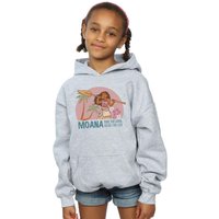 Disney Girl's Moana Read The Sea Hoodie in Grey | Size: 9 Years