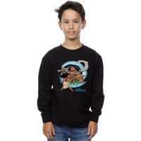 Boy's Moana & Maui Wave Sweatshirt in | Size: 9 Years