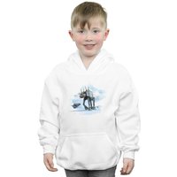 Star Wars Boy's Christmas AT-AT Reindeer Hoodie in White | Size: 9 Years