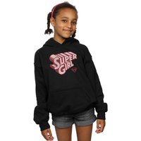 Girl's Supergirl Retro Logo Hoodie in | Size: 5-6 Years
