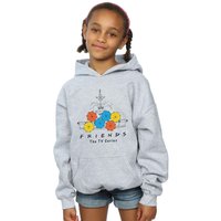 Friends Girl's Fountain & Umbrellas Hoodie in Grey | Size: 12-13 Years