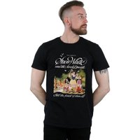 Snow White & Seven Dwarfs T Shirt Black