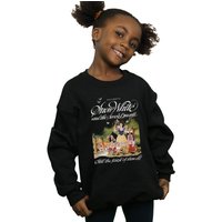 Disney Girl's Snow White & The Seven Dwarfs Sweatshirt in Black | Size: 7-8 Years