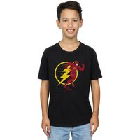 Boy's The Flash Running Emblem T-Shirt in | Size: 9 Years