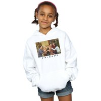 Friends Girl's Group Photo Apartment Hoodie in White | Size: 9 Years