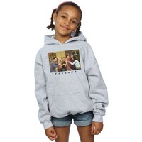 Friends Girl's Group Photo Apartment Hoodie in Grey | Size: 12-13 Years