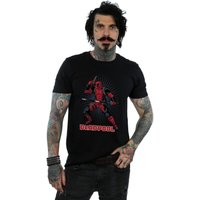 Deadpool Gun Sword Burst T Shirt