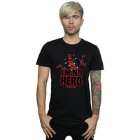 Deadpool I´m No Hero T Shirt