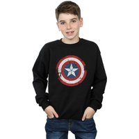 Captain America Civil War Distressed Shield Sweatshirt