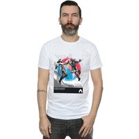 Aquaman Vs Manta T Shirt White