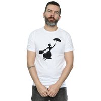 Mary Poppins Flying Silhouette T Shirt