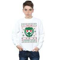 Marvel Boy's Guardians Of The Galaxy Vol. 2 Star Lord Fair Isle Sweatshirt in White | Size: 12-13 Years