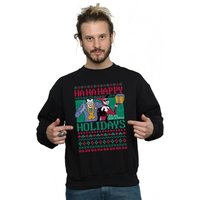 Joker & Harley Quinn Ha Ha Happy Holidays Sweatshirt